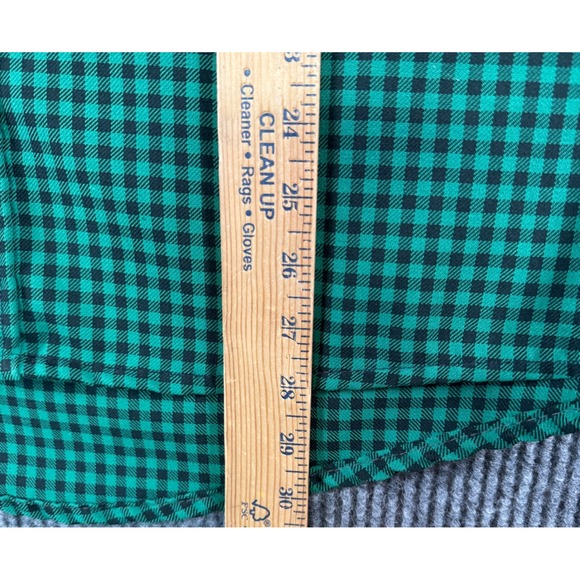 VTG Gander Mountain Mens Quiet+ Green Gingham Check Shirt M Outdoor Workwear USA - Picture 6 of 8
